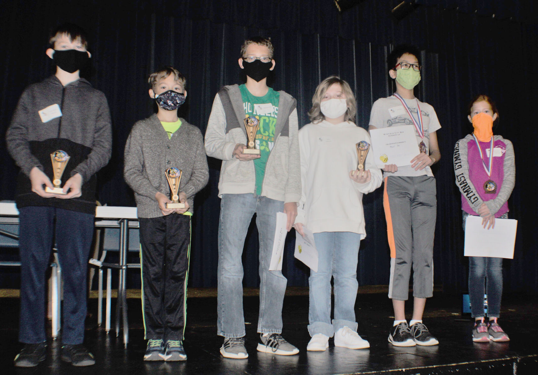 Top spellers awarded